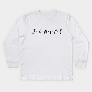 JANICE! Kids Long Sleeve T-Shirt